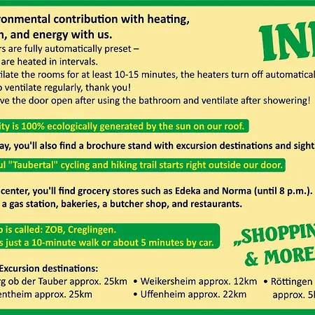 Deine Pension, Multi P2, 2-3 Beds, 15qm, Check-in 4pm 5am クレーグリンゲン